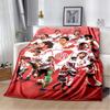 River Plate Team Collage Red Glow Flannel Blanket Argentine Football Throw Blanket Sports Fan Bedroom Warm Sofa Cover