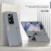 Luxury Matte with Kickstand Holder Phone Case for Samsung Galaxy Fold Z 7 6 5 4 3 Built in Screen Protect Back Shockproof Cover