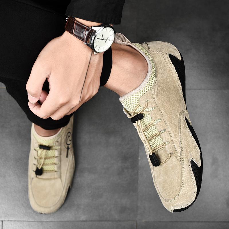 Fashion 2025 Loafers Shoes Men Outdoor Light Walking Breathable Summer Comfortable Casual Driving Shoes Mountaineering Travel Sneakers