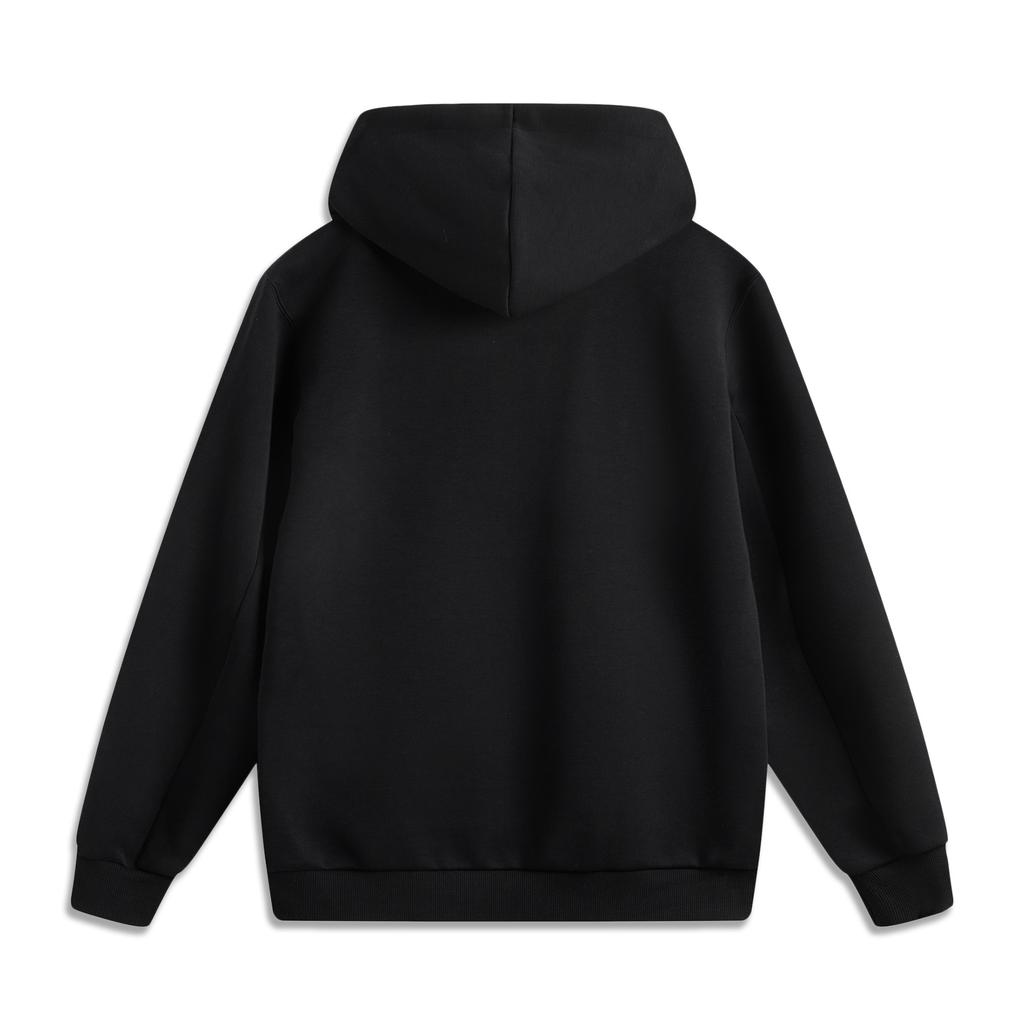 Li-Ning Comfortable Letter Casual Hoodie Men hoodies Black AWDV141-4