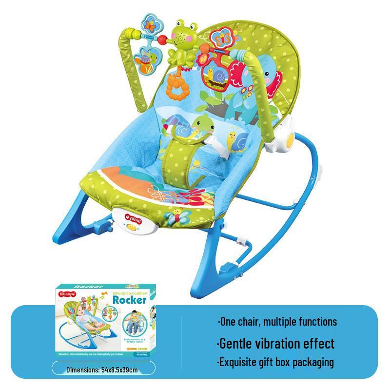 Multifunctional Baby Rocking Chair with Music and Vibration Soothing Cradle Bed