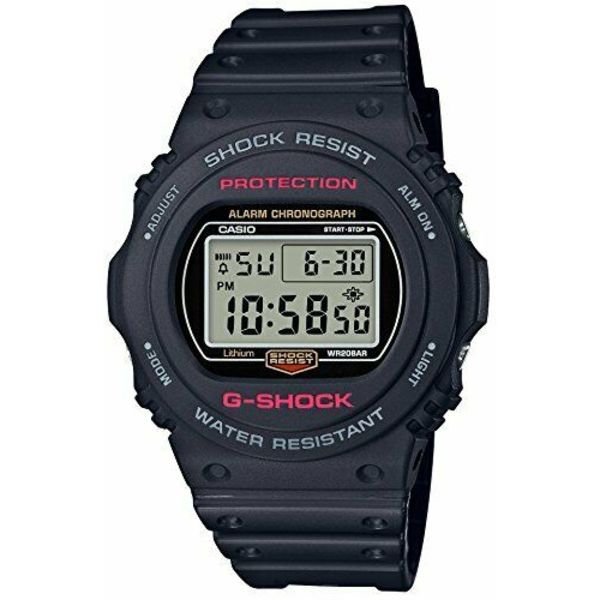 

CASIO G-SHOCK DW-5750E-1JF Мужские Часы Черные 2018 Новые в Коробке из Японии