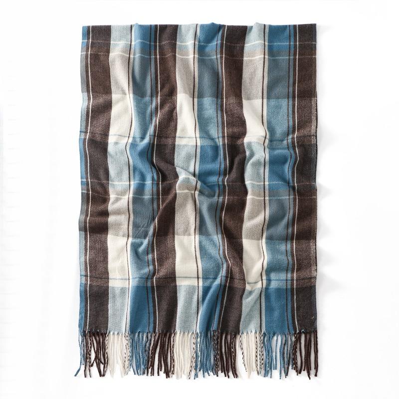 High-end New Imitation Cashmere Versatile Scarf Women's Soft Warm Thickened Shawl Cold-proof Scarf