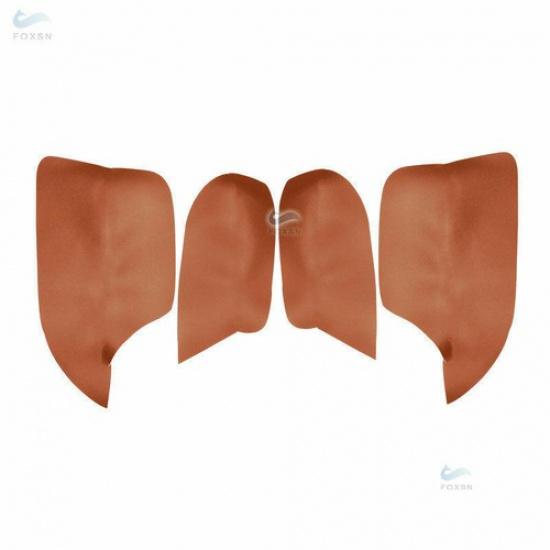 4Pcs Door Armrest Panel Microfiber Leather Cover for Mitsubishi ASX 2013-2016