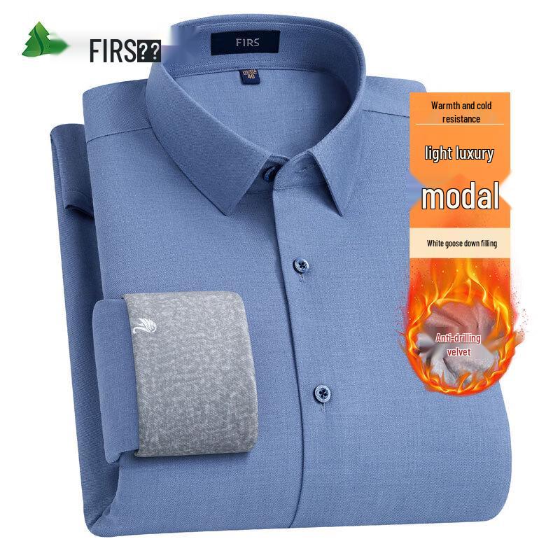 Men s FIRS Goose Down Padded Warm Shirt 40