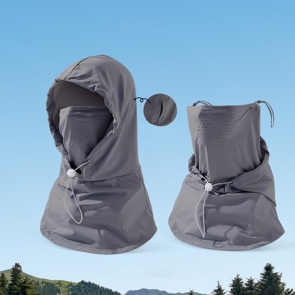 Summer Anti Sun Hat Breathabe Elastic Full Head Cover Cycling Motorcycle Neck Protector Hood Sun Hat Mask