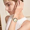 20mm Four-Leaf Clover Rhinestone Milanese Metal Watch Strap