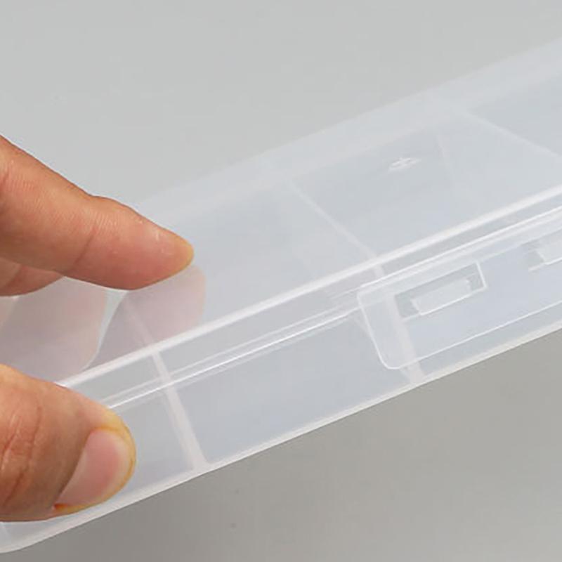 Transparent 5 Compartments Fishing Tackle Box Storage Case Fly Fishing Lure Spoon Hook Bait Case Boxes Fishing Accessories Tools