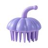 1 Stück Kürbisform Shampoo Kopfhaut Massagebürste Silikon Körperbürste Haarwaschkamm Bade Spa Duschmassage Haarbürste