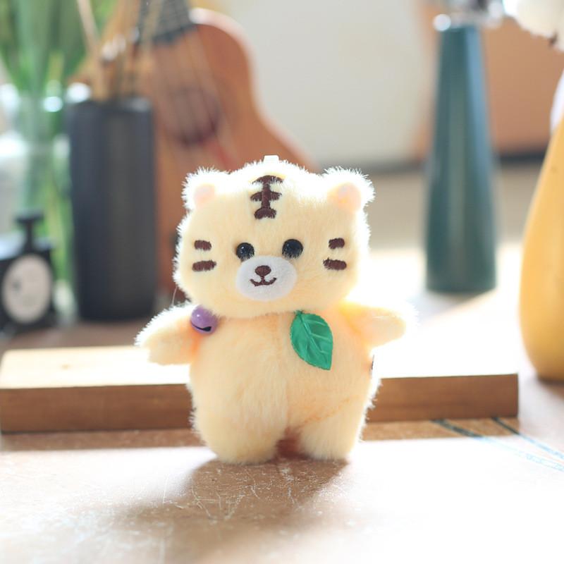 Panda Animal Monkey Soft Short Plush Keychain Stuffed Toy With Pp Cotton