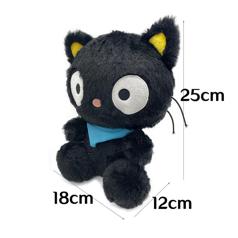 

TreasuringU Lovely Black Cat Plush Playthings Cute And Charming Stuffed Animal Black Dolls House Sofa Car Pillows Children Birth Date Gifts