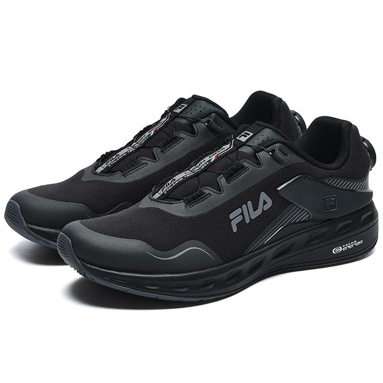 Fila Lynx Boa Fabric TPU Sport Simple Low-Top Lifestyle Shoes Men Sneakers Jet-Black A12M231210FSL