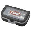 TONE BRS20 Bit Ratchet Bit 22 Pieces Set, 6.35mm (1/4") Drive, Black,
