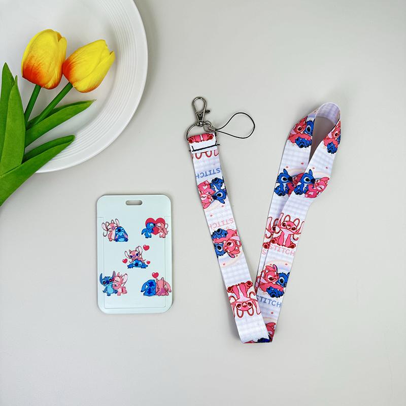 Anime Lanyards Keychain Animated Mobile Phone ID Card Pass Hang Rope DIY Jewelry Accessories