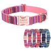 Remium Ethnic Style Dog Collar Boho Style Adjustables Outdoor Collar For Outdoor Daily Walks