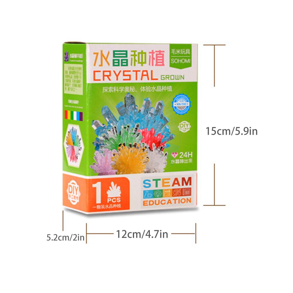 Crystal Planting DIY Scientific Experiment Set Chemical Experiment Educational Toy Handmade Toys Gift for Children Kid