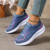 Chunky Sneakers Women's Casual Shoes Spring and Autumn Mesh Breathable Sports Shoes for Women's Soft Sole Running Shoes