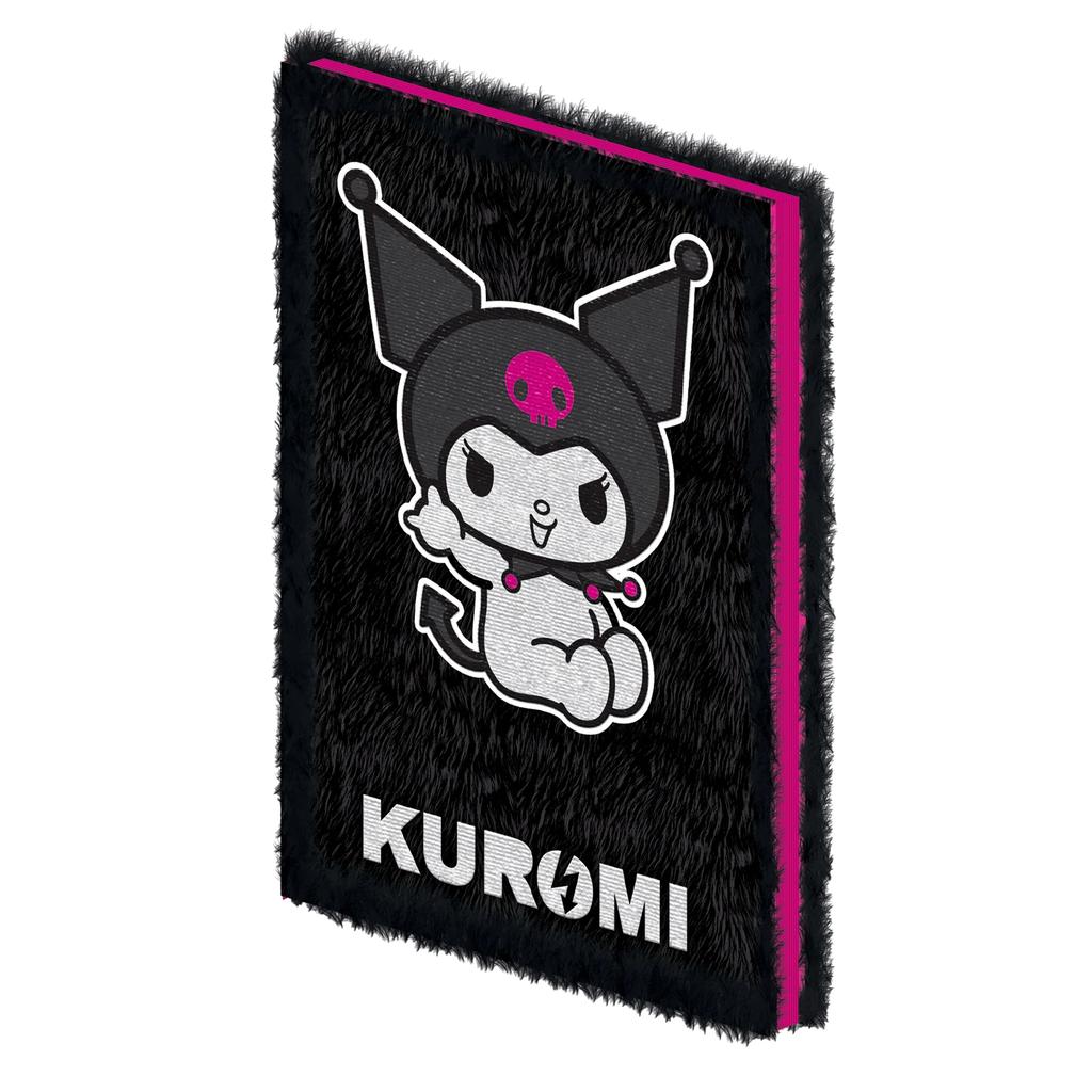 Sanrio Rock Out Kuromi Plüsch A5 Hardcover Notizbuch