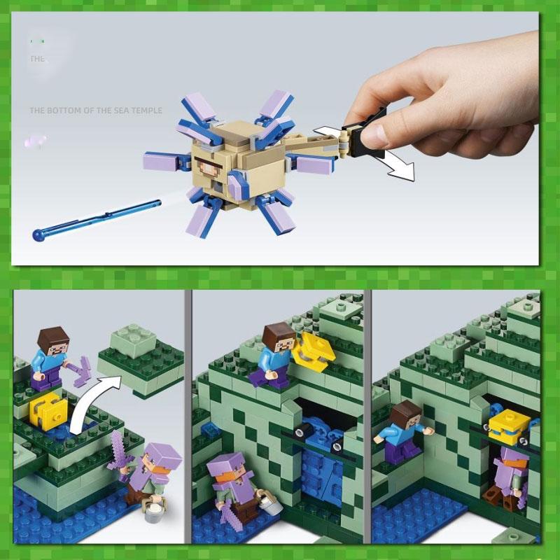 Buy The Ocean Monument Underwater Temple Building Block at