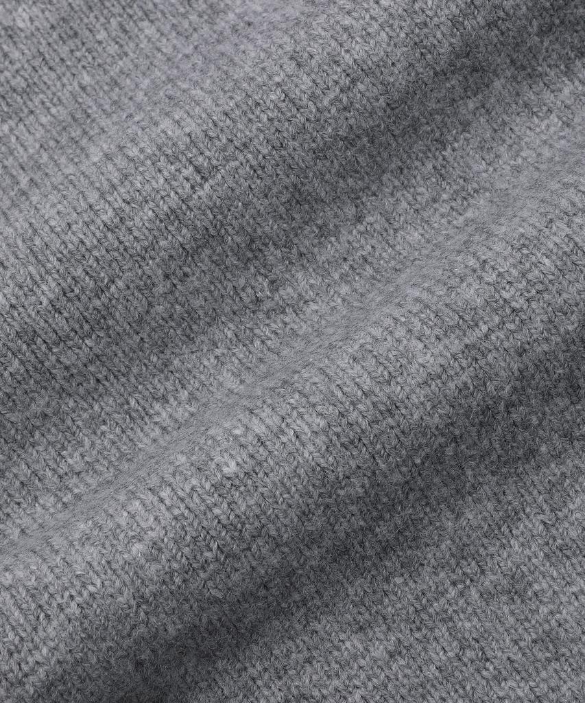 BEENTRILL Essential Turtleneck Two-Way Knit Zip-Up (Melange Gray)