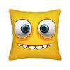 Cartoon Face Meme With Two Eyes Pillow Case Soft Pillow Cover Kawaii Pillowcases For Sofa Couch Bed Living Room