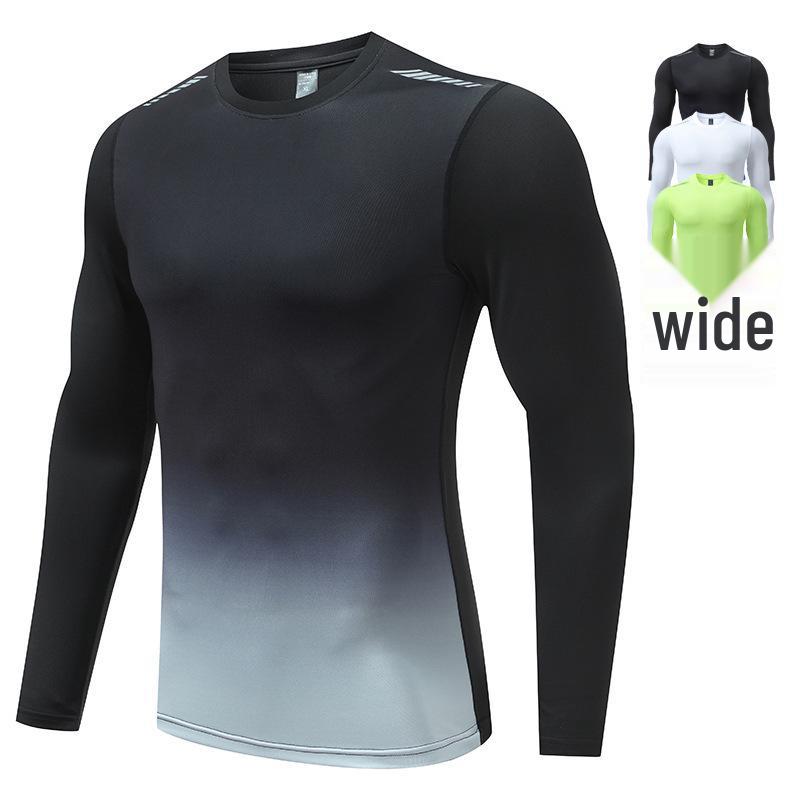 2024 Spring/Autumn Men's Long Sleeve Quick Dry Compression Sports T-Shirt
