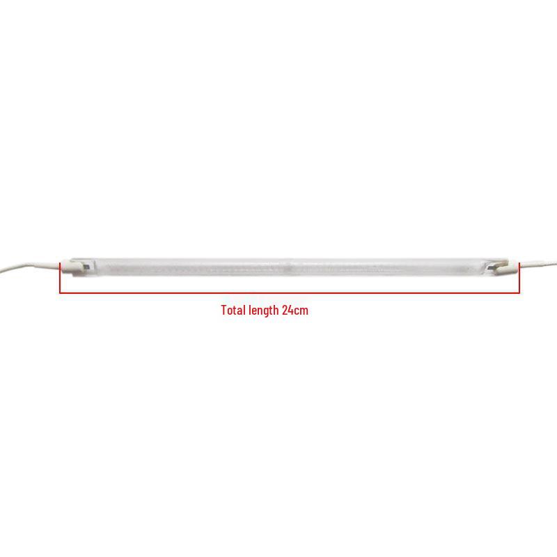 Frosted Halogen Heating Element Tube - 400W Electric Heater Accessory for Fire Pits