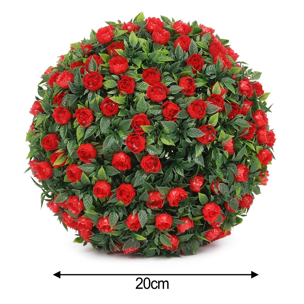 For Home Grass Ball Garden Rose Flower Balls Stage Topiary Hanging