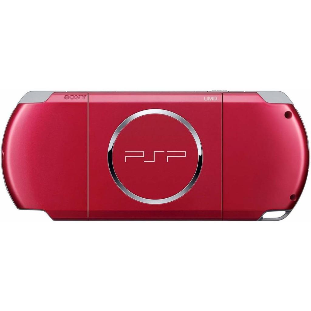 Refurbished PSP Radiant Red with replaced LCD screen "PlayStation Portable" (PSP-3000RR)