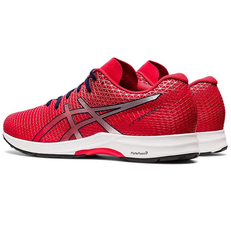 Asics Lyteracer 4 Abrasion Resistant Low Top Running Shoes Men's Red