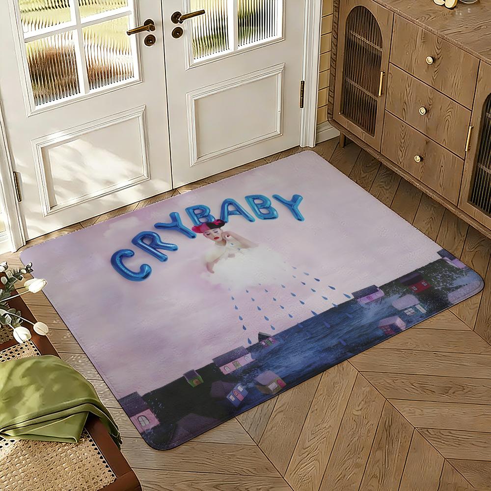Singer M-Melanie Martinez The Vatican Floor Mat Soft Thickened Absorbent Non-Slip Bedroom Living Room Door Mat Home Flannel Rugs