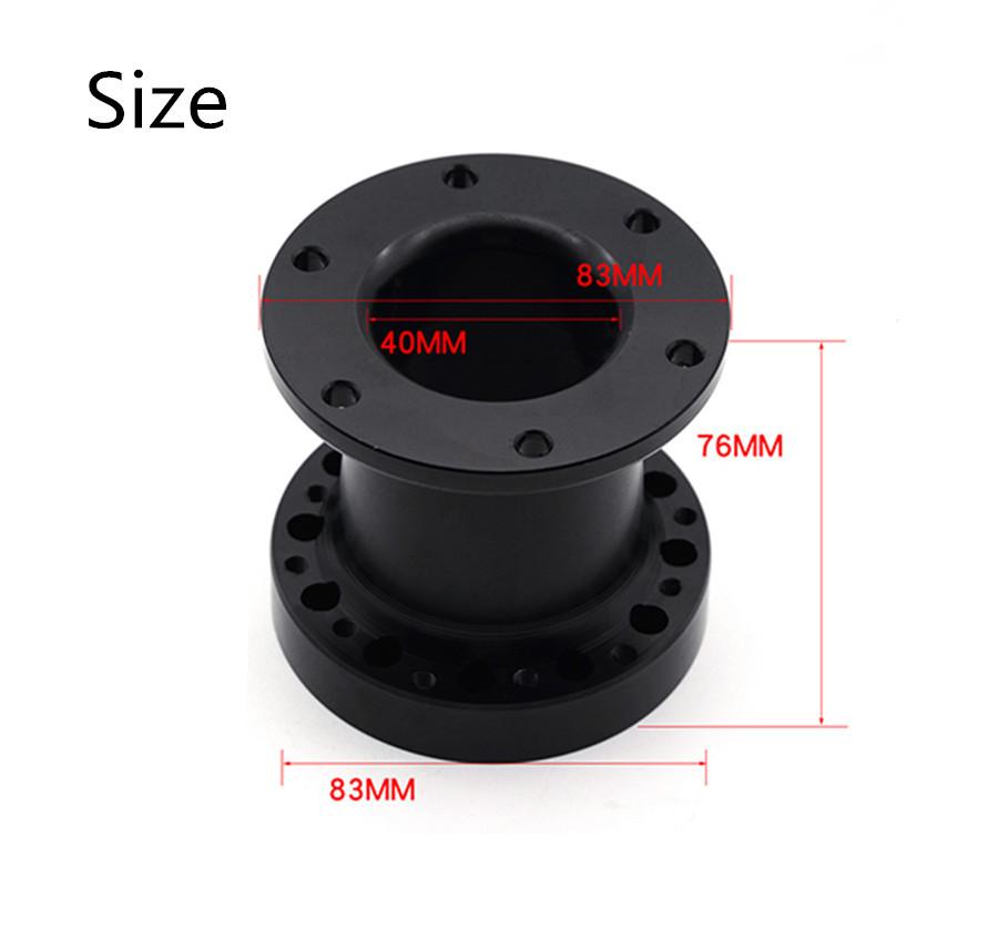 Car Steering Wheel Quick Release Hub Adapter Snap Off Boss Kit