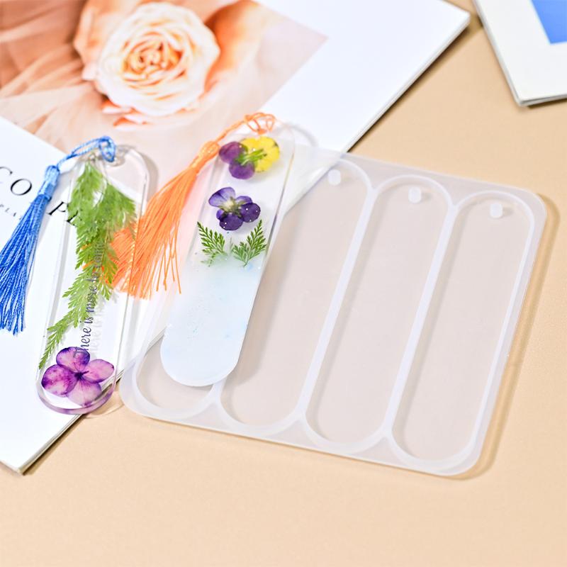 Bookmark Silicone Mold Rectangle Epoxy Resin Casting Mould For Diy Epoxy Resin Book Decoration Crafts Accessories