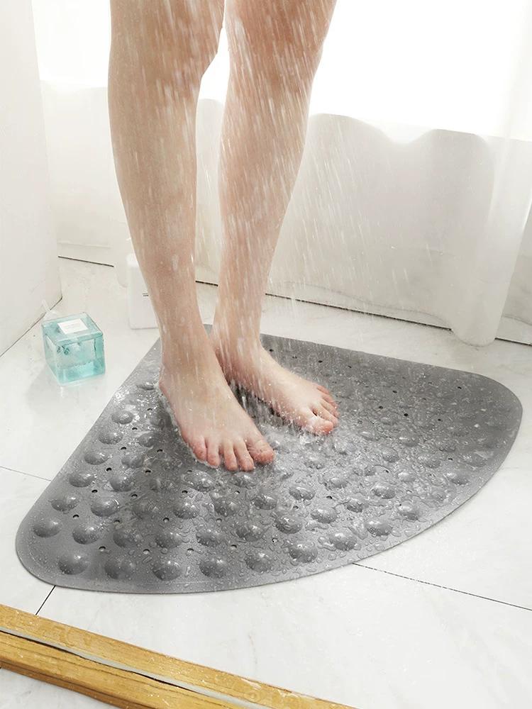 Bathroom Bath Foot Mat Anti-Silp Mat of Bathtub Pool Waterproof Floor Mat Bathroom For Home Shower Room Fan Mat