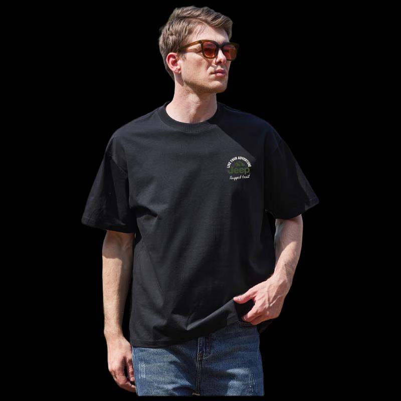 Jeep Unisex Short Sleeve Round Neck T-Shirt P842MKT617 2XL