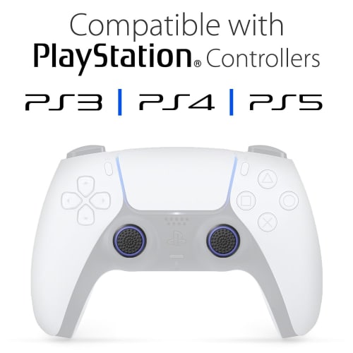 Fosmon Analog Stick Protective Cover (Set of 4) Joystick Cover Assist Cap Compatible with PS4 / PS3 / Xbox 360 / Nintendo Wii U, Wii Nunchuck Controll