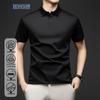 ROMON Men's Short Sleeve Ice Silk Polo Shirt