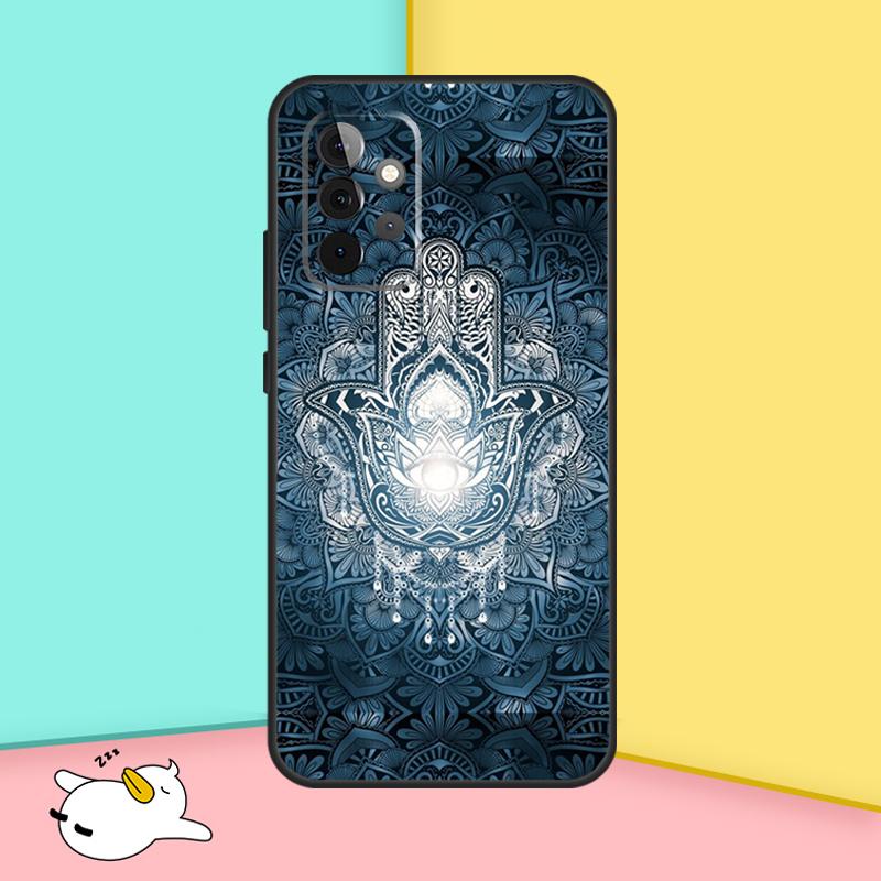 Hamsa Hand of Fatima Phone Case For Samsung Galaxy A15 A25 A35 A55 A53 A33 A13 A52 A32 A12 A51 A71 A14 A34 A54
