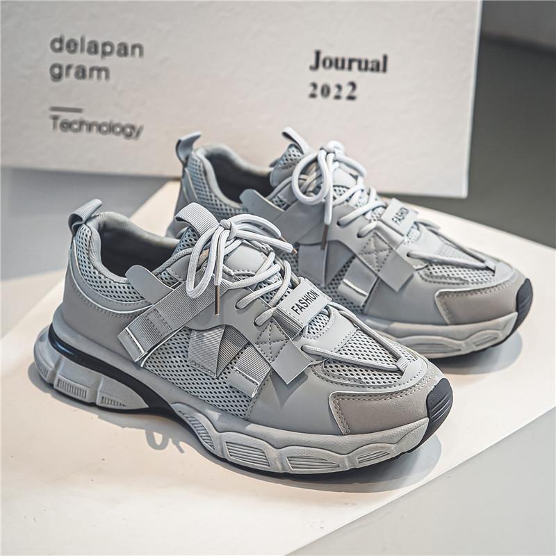 Hongkong-Stil vielseitige Dad-Schuhe Herren Herbst Sportschuhe Trendmarke Low-Top Retro Freizeitschuhe