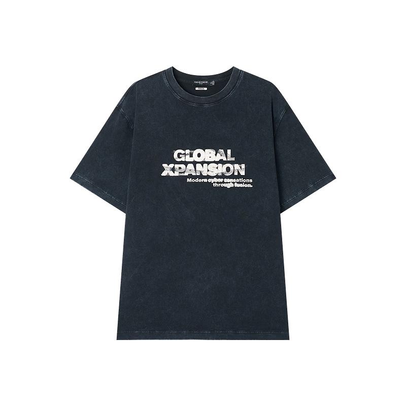 Teenie Weenie Men s Distressed Letter Print T-Shirt XL