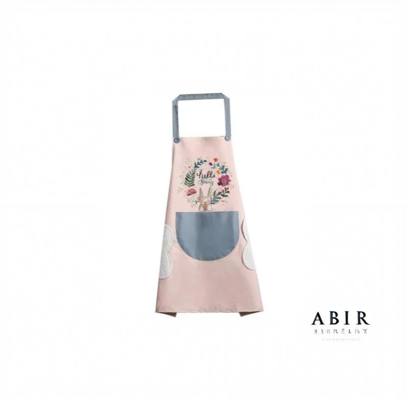 Waterproof Oil-Proof Kitchen Apron With Hand Towel, Stylish Couple Design Home Cooking Baking