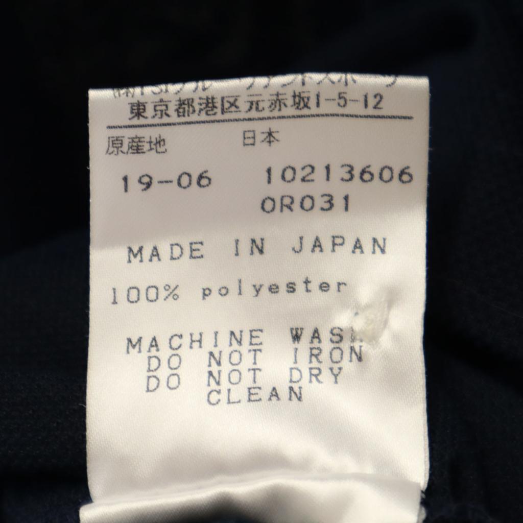 Pearly Gates Made In Japan Short Sleeve Polo Shirt Navy Women Used