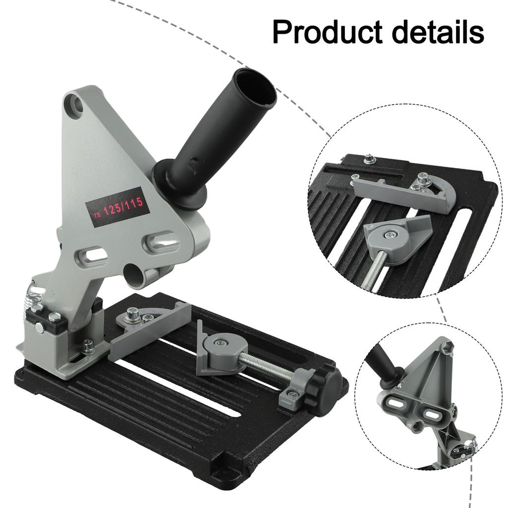 20*24*30cm Angle Grinder Holder Adjustable Angle Grinder Holder Adjustable Workpiece Tensioner Double Bearing Solid Base
