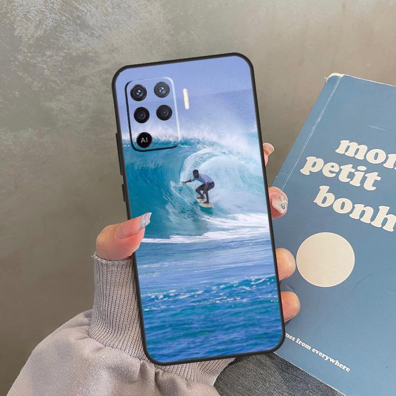 Die Wellen Meerwasser Hülle Für Oppo A74 A94 A54 A18 A38 A58 A78 A98 A40 A60 A80 A16 A76 A96 A15 A17 A77 A57S Abdeckung