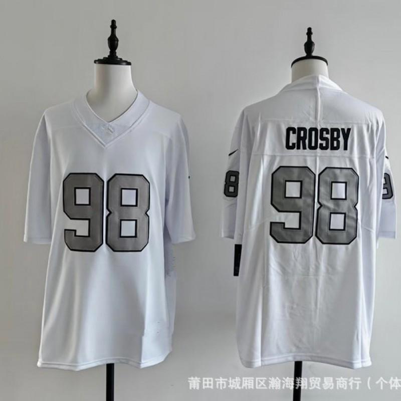 Raiders Team Football Jersey Embroidered American Shirt Adult Unisex