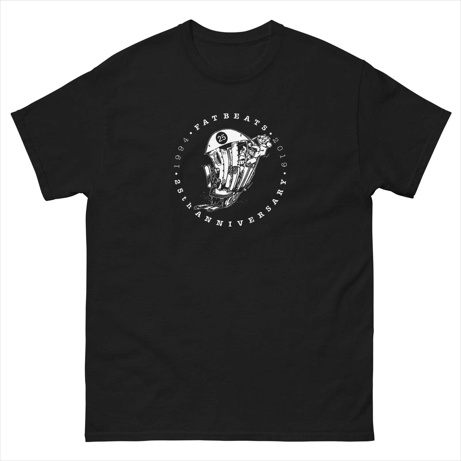 Fat Beats 1990s logo T Shirt Hip Hop tee S