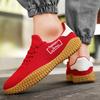 Men’s White Sports Shoes Women Casual Red Jogging Shoes Student Black Running Sneakers for Couple Plus Size