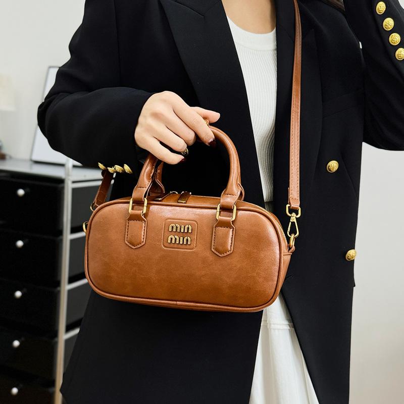 Nischendesign Alphabet Handtasche Damentasche neu einfach retro Umhängetasche große Kapazität lässige Messenger Bag