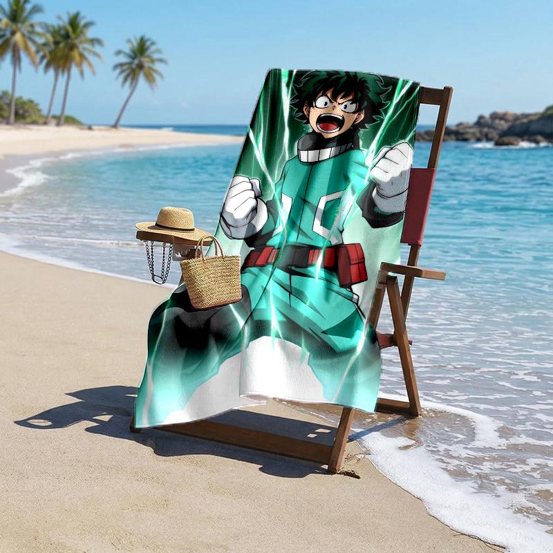 Deku Fashion Beach Towel: Ideal for Summer Adventures Soft, absorbent and quick drying suitable for swimming and bathing