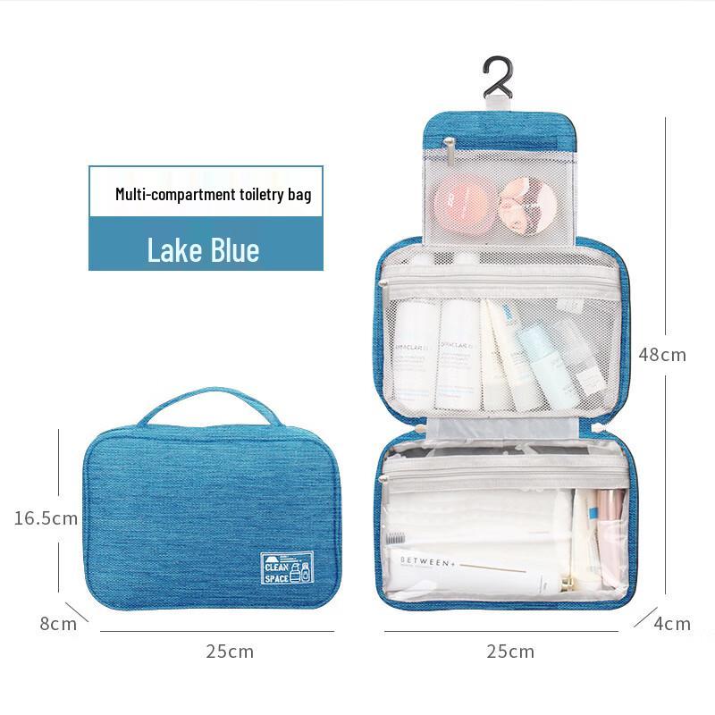 Cationic Multi-Compartment Hanging Toiletry Bag 1